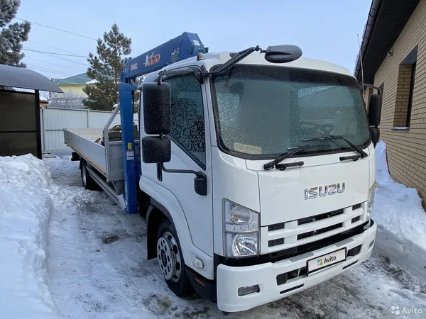 Бортовой грузовик с КМУ ISUZU FSR