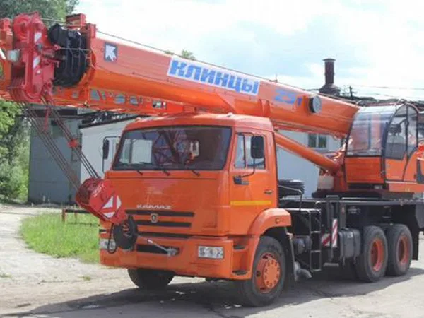 Автокран Клинцы КС-55713-1К-4 на шасси КамАЗ 65115