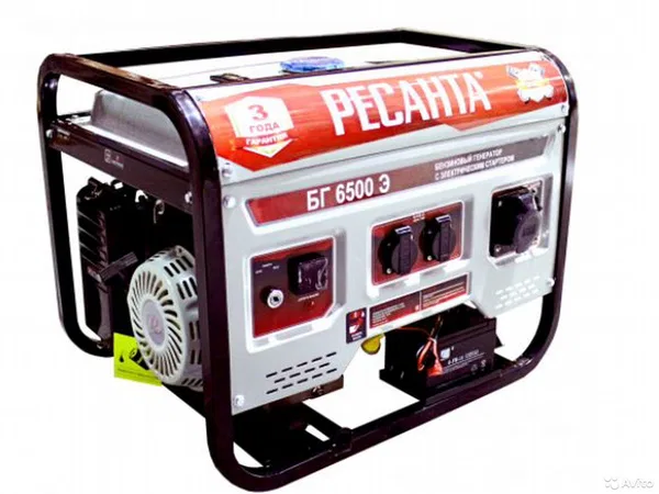 Генератор Ресанта БГ-6500Э