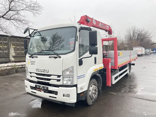 Бортовой грузовик с КМУ ISUZU FSR