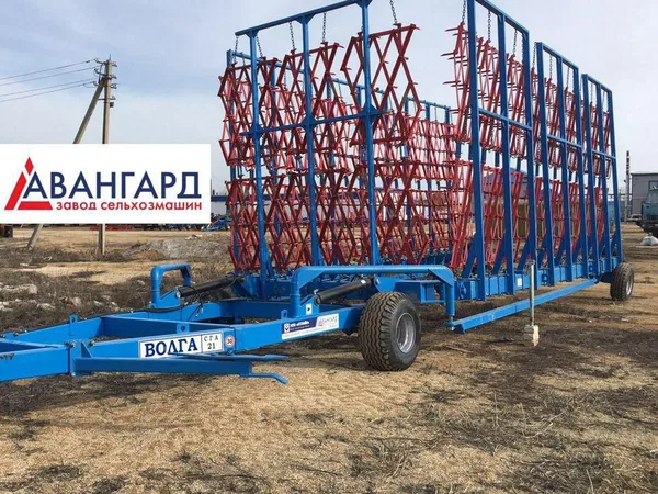 Борона зубовая Авнгард Волга СГА 21 сцепка гидрофицированная