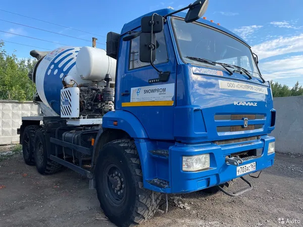 Автобетоносмеситель ТЗА 58146Т на шасси КамАЗ 43118