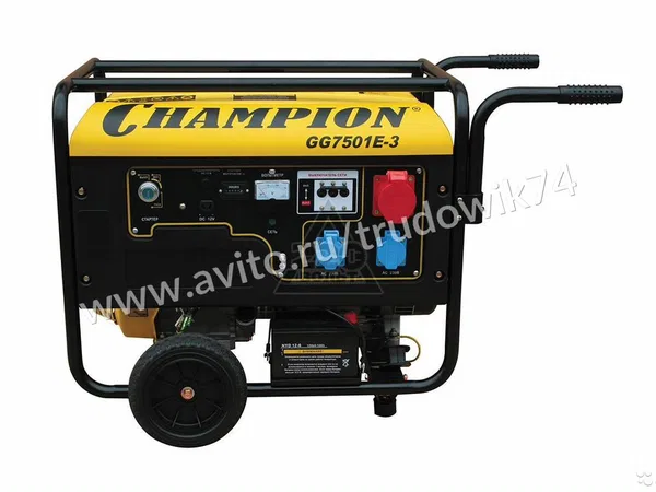 Генератор Champion GG7501E-3