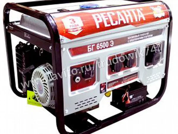 Генератор Ресанта БГ-6500Э