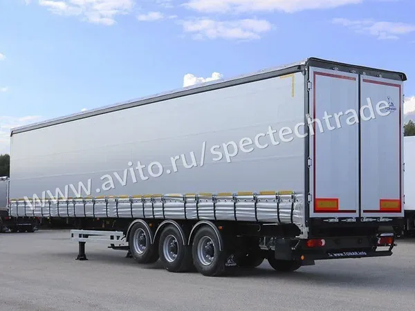 Тентованный полуприцеп Тонар T3-13  (9888)