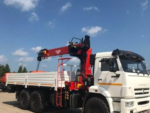 Бортовой грузовик с КМУ КамАЗ 43118 с КМУ MVF S1556
