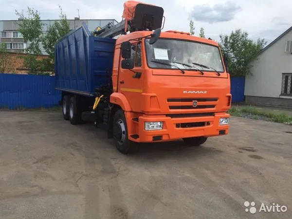 Металловоз (ломовоз) КамАЗ 65115 с КМУ