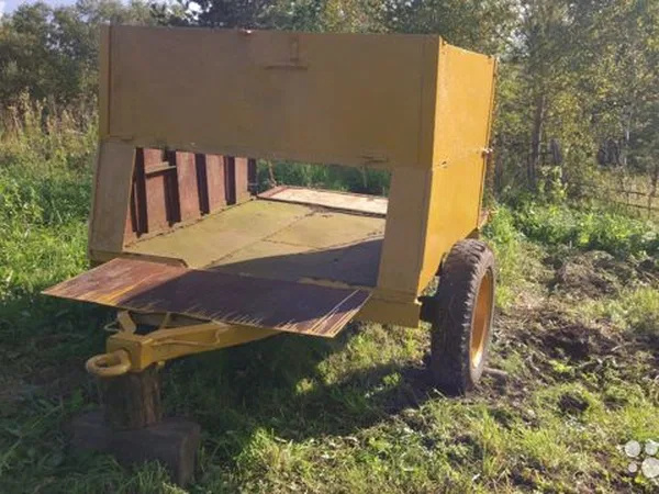 Тракторный прицеп (телега одноосная)