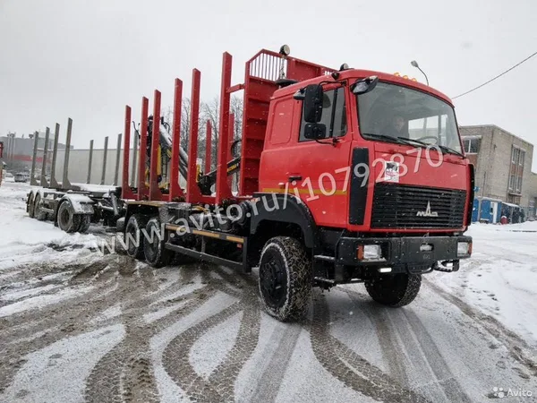 Сортиментовоз МАЗ 6317F9-544-000 с КМУ