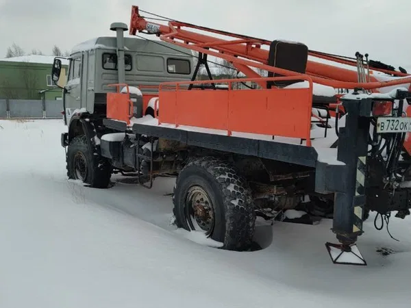 Бурильно-крановая машина КамАЗ 4326-15 с БКУ БКМ-516