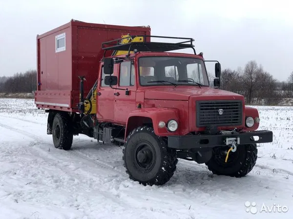 Транспортно-бытовая машина (ТБМ) ГАЗ 33088 с КМУ и жилым модулем