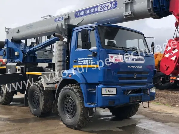 Автокран Галичанин КС-55729-5В (ОВОИД) на шасси КамАЗ 63501