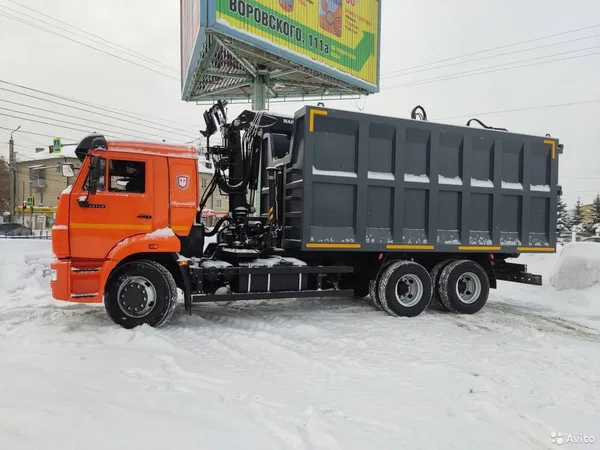 Металловоз (ломовоз) КамАЗ 65115 с КМУ