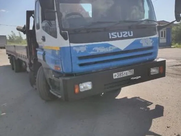 Бортовой грузовик с КМУ ISUZU