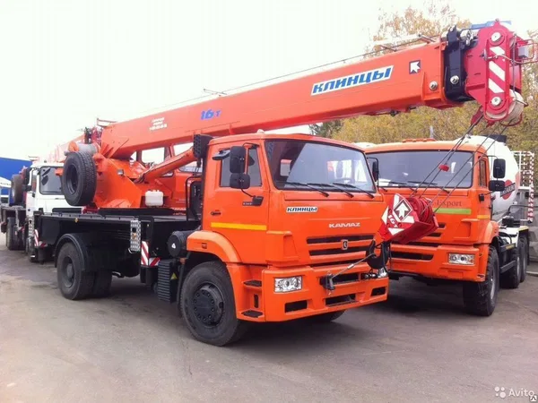 Автокран Клинцы КС-35719-8А на шасси КамАЗ 53605