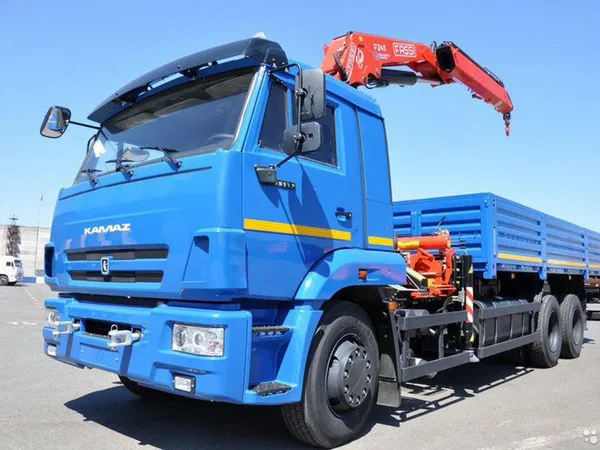 Бортовой грузовик с КМУ КамАЗ 65117-3010-48 с КМУ Fassi F155A.0.22