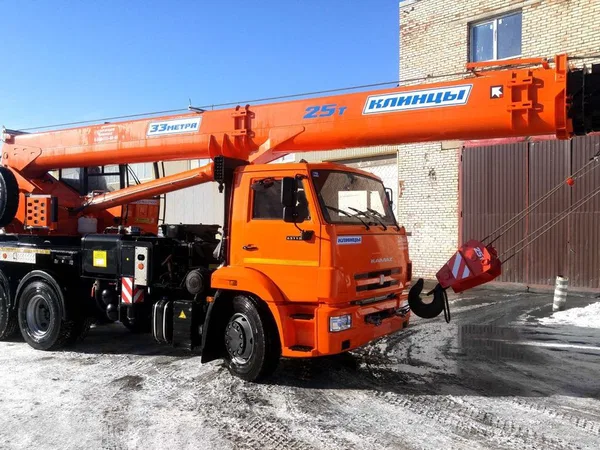 Автокран Клинцы КС-55713-1К-4В на шасси КамАЗ 65115