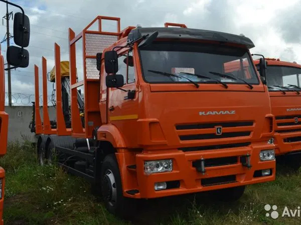 Сортиментовоз КамАЗ 65115 с ГМУ