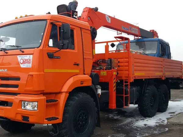 Бортовой грузовик с КМУ КамАЗ 43118-3027-50