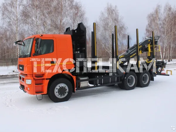 Сортиментовоз КамАЗ 6580 с КМУ