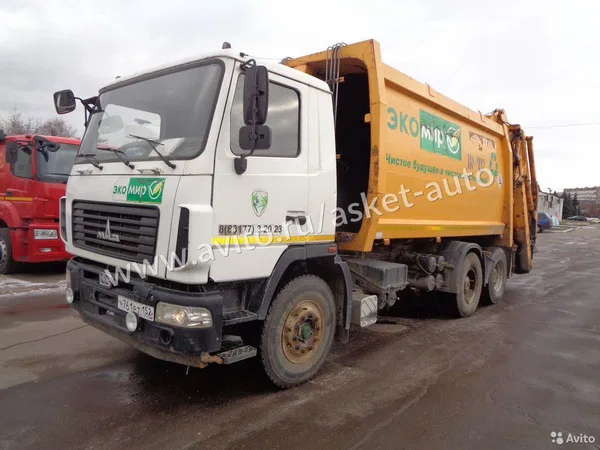 Мусоровоз Коммаш Мценск КО-427-90 на шасси МАЗ 6312В3
