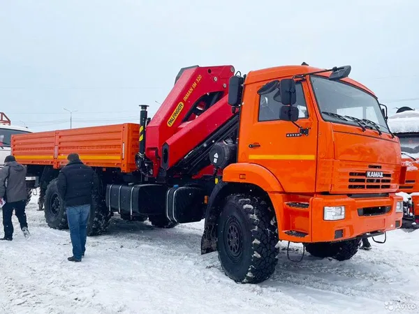 Бортовой грузовик с КМУ КамАЗ 43118