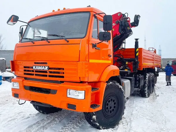 Бортовой грузовик с КМУ КамАЗ 43118