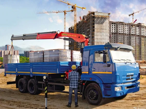 Бортовой грузовик с КМУ КамАЗ 65117-23010-50