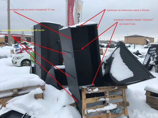 Ковш на фронтальный погрузчик для КУН