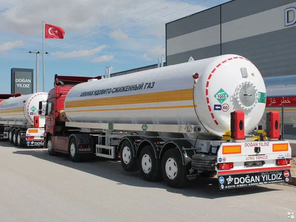 Полуприцеп газовоз Dogan Yildiz 36 м3 аммиаковоз