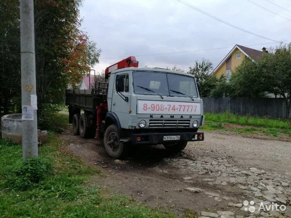 Бортовой грузовик с КМУ КамАЗ 5320