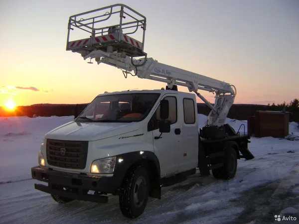 Автовышка ГАЗ ГАЗон Next C41R13 с АГП КЭМЗ ТА-22