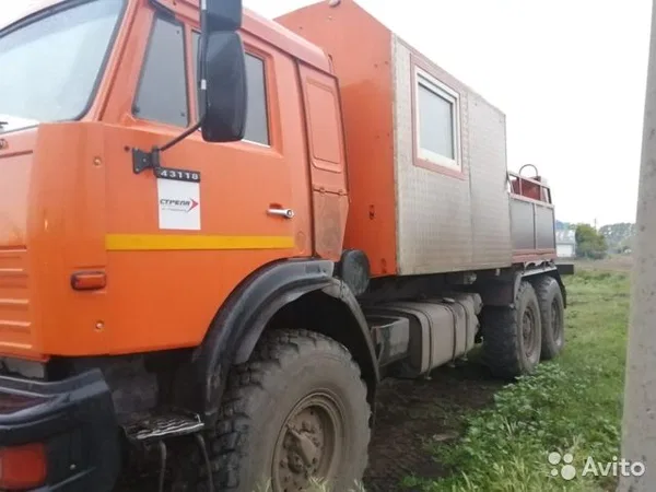 Передвижная мастерская КамАЗ 43118 АНРВ с КМУ "АРОК"