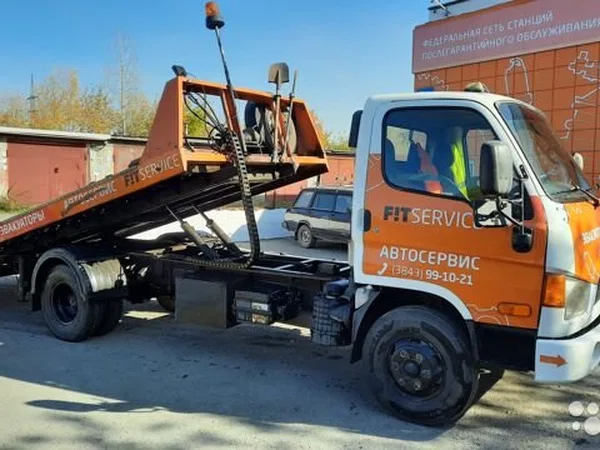 Эвакуатор Hyundai HD78 со сдвижной платформой