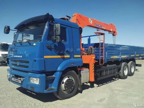 Бортовой грузовик с КМУ КамАЗ 65117-48 (А5)