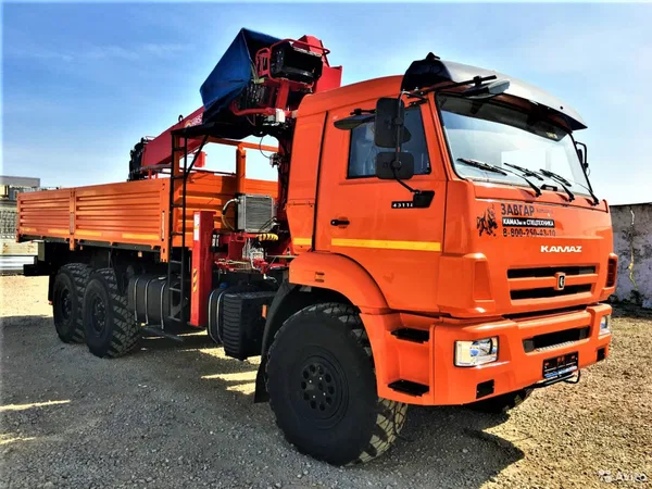 Бортовой грузовик с КМУ КамАЗ 43118