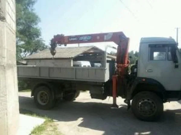 Бортовой грузовик с КМУ КамАЗ 4325