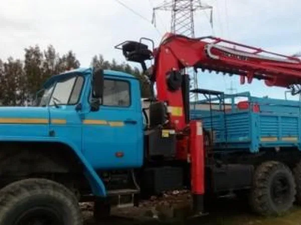 Бортовой грузовик с КМУ УРАЛ 4320