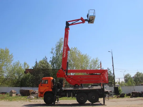 Автовышка КамАЗ 43118 (Чайка-Сервис)
