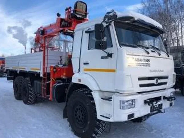Бортовой грузовик с КМУ КамАЗ 43118 с КМУ Kanglim 1256