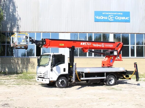Автовышка ISUZU Elf 7.5 (NPR75LK) (Чайка-Сервис)