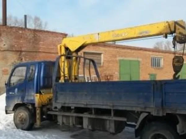 Бортовой грузовик с КМУ FOTON BJ1121