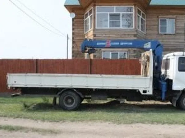 Бортовой грузовик с КМУ Nissan Diesel