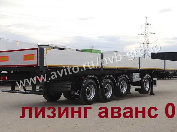 Бортовой полуприцеп Тонар B4