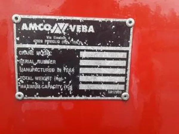 Кран-манипулятор Amco Veba 870NT