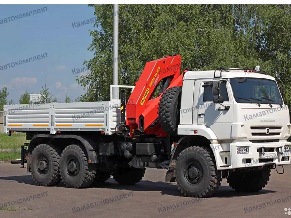 Бортовой грузовик с КМУ КамАЗ 43118