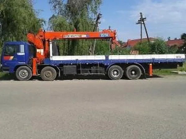 Бортовой грузовик с КМУ KIA Granto