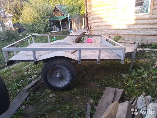 Прицеп для мини-трактора