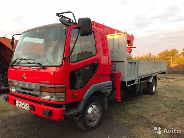 Бортовой грузовик с КМУ Mitsubishi Fuso Fighter