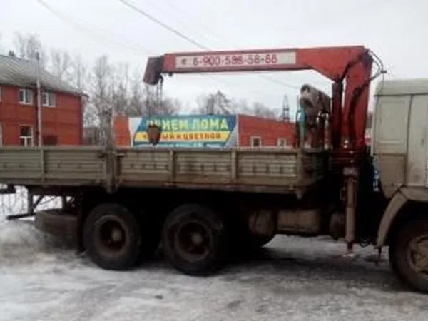 Бортовой грузовик с КМУ КамАЗ 5320